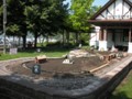 As Spring arrived a more permanent layout 
was begun.
