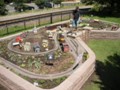 The tressle was installed and the track was 
ballasted.