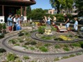 Visitors were arriving in ever-increasing 
numbers.